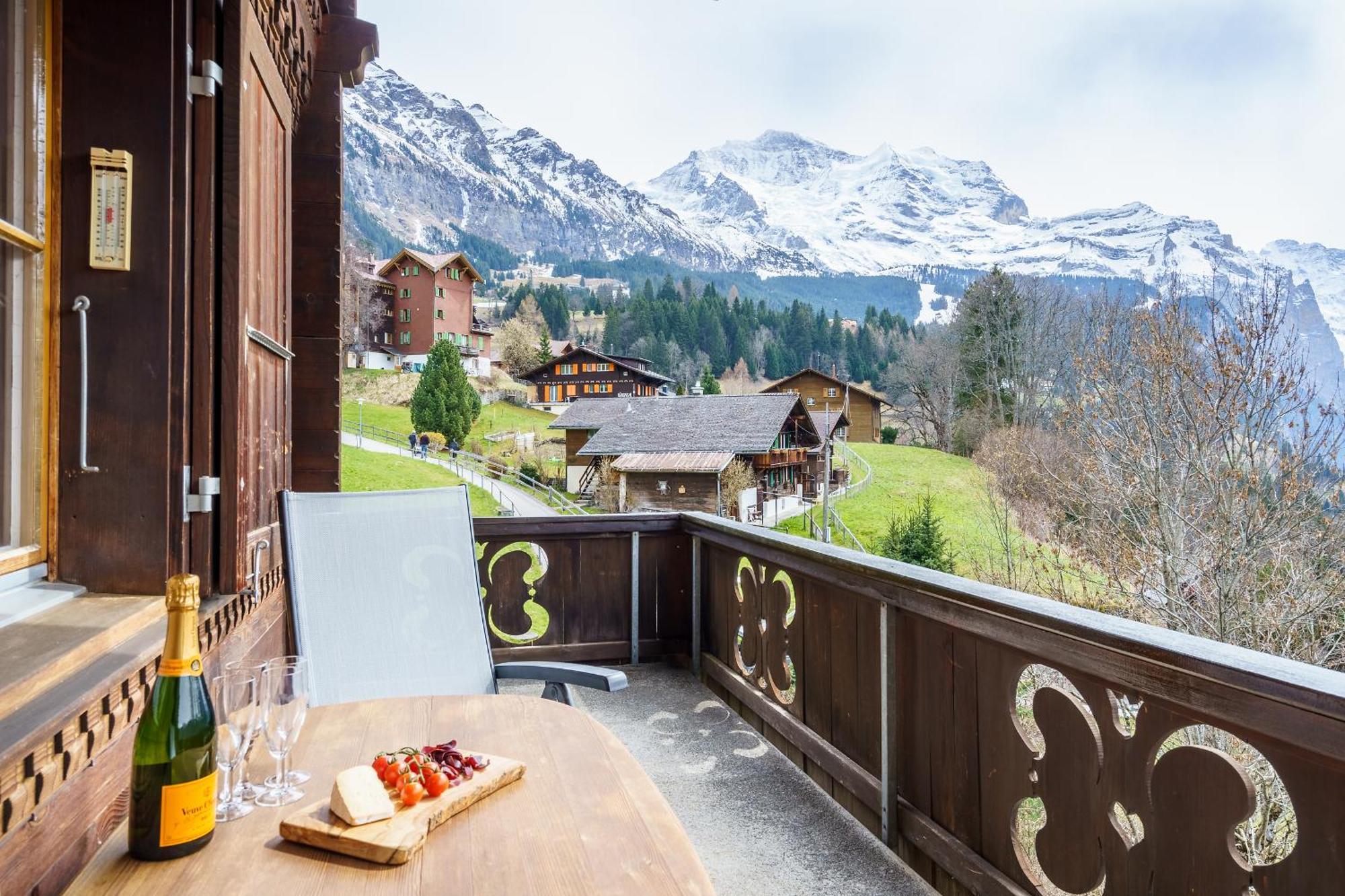 Chalet Bergkristall Wengen Zewnętrze zdjęcie