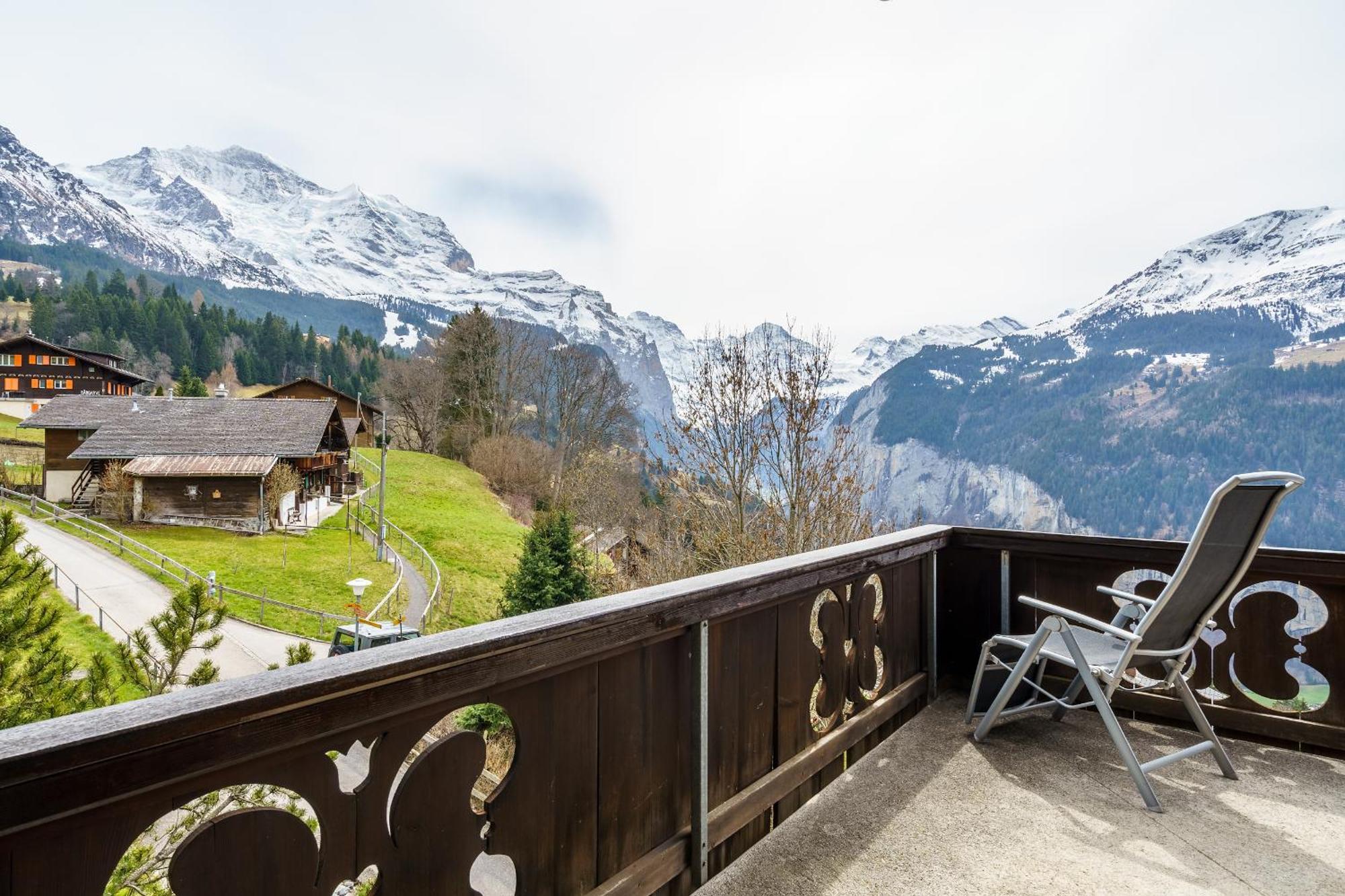 Chalet Bergkristall Wengen Zewnętrze zdjęcie