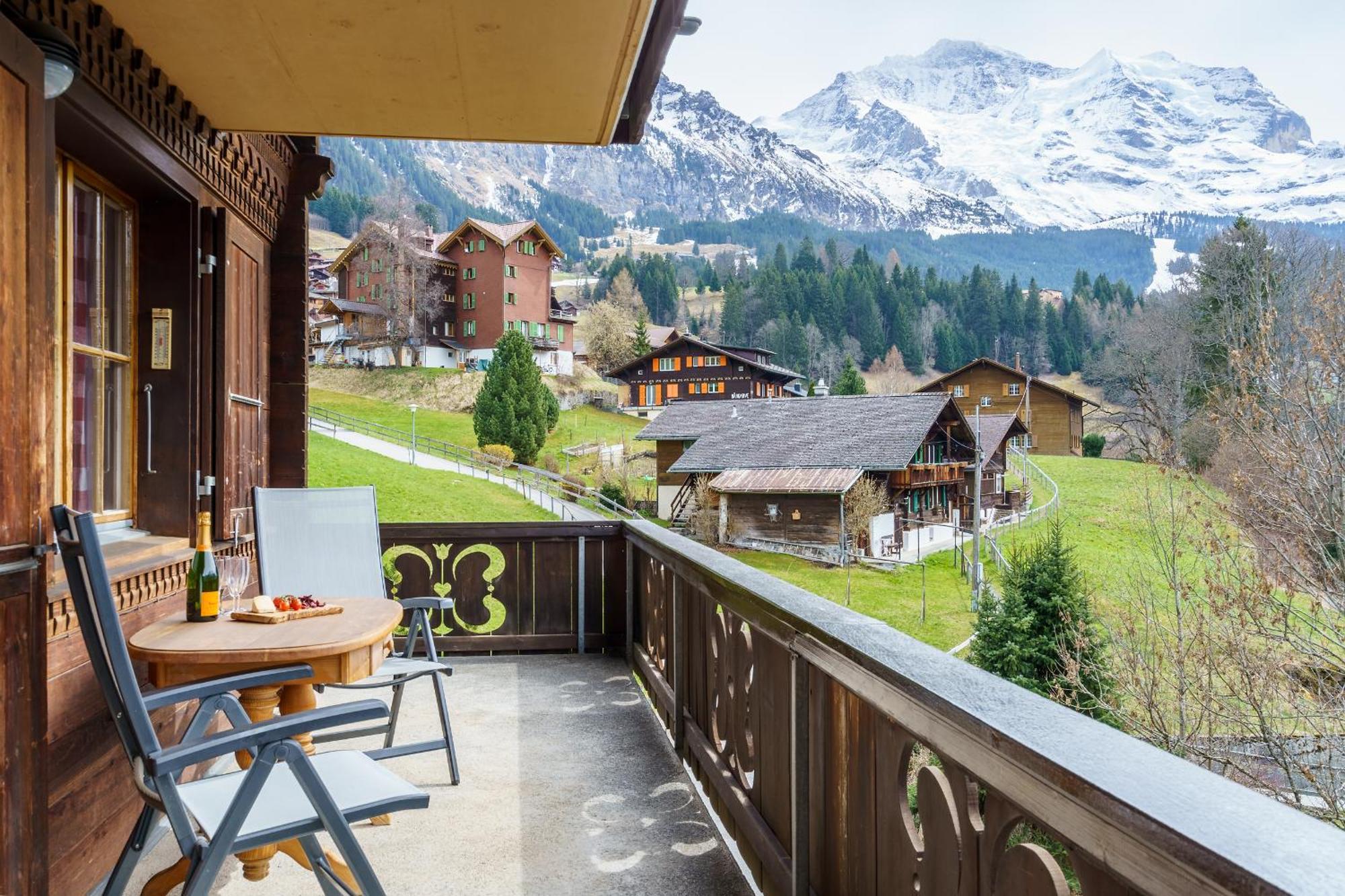 Chalet Bergkristall Wengen Zewnętrze zdjęcie